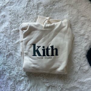 Kith cream hoodie